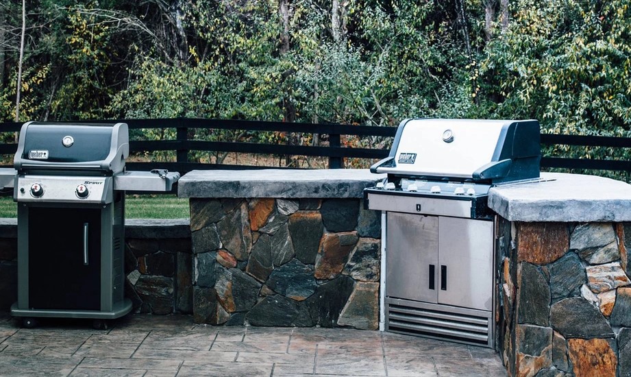 Clarke County VA Stamped Concrete Wall